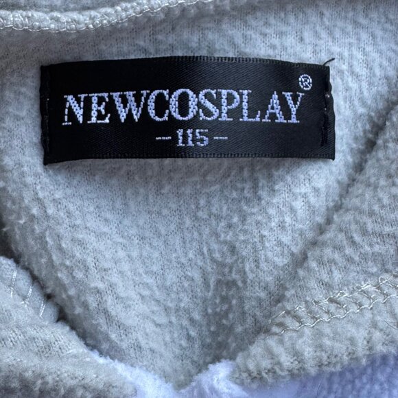 TOTORO Costume Onesie Kids 115 5-6 NewCosplay Cozy Pajamas Halloween Romper - Picture 5 of 9